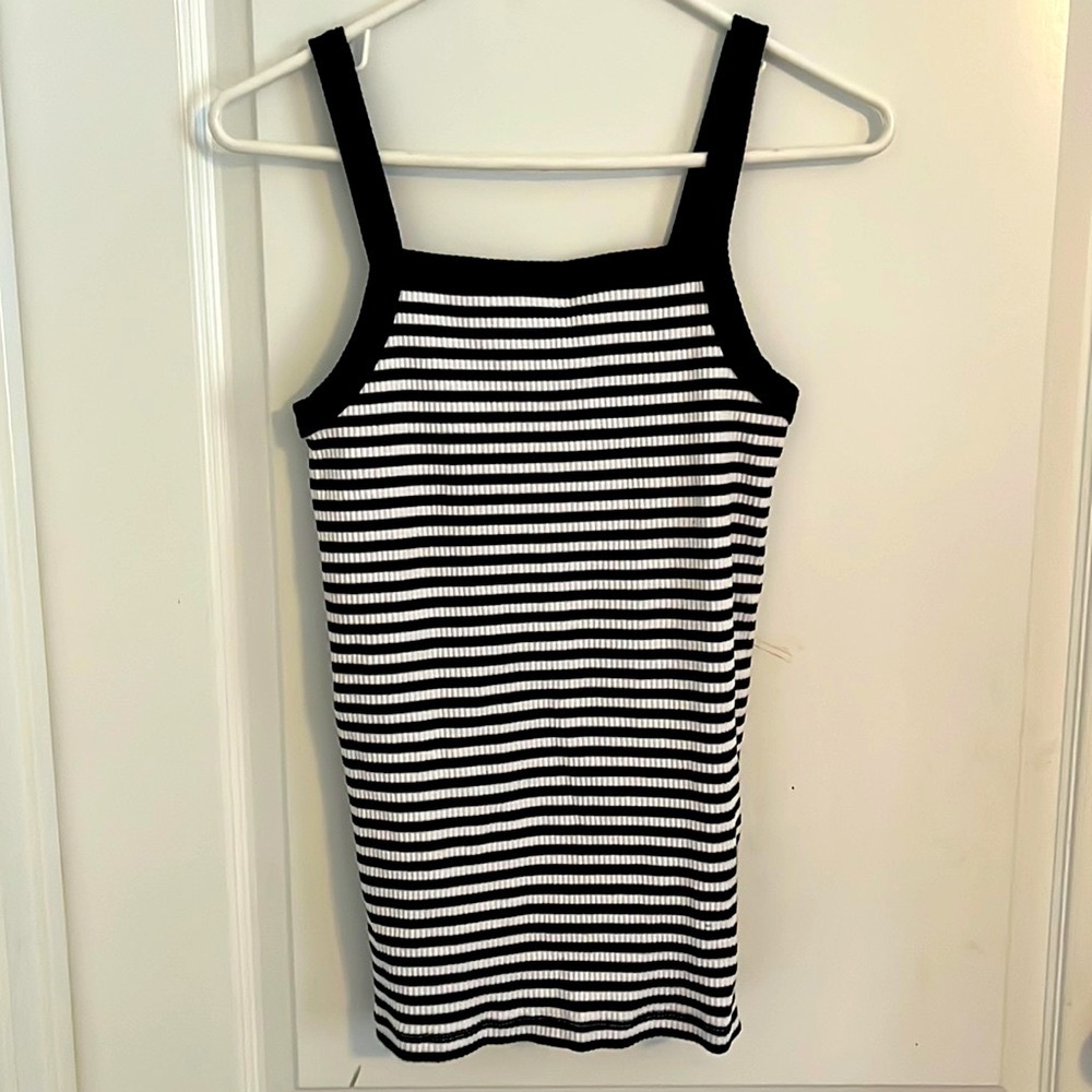 Black and White Tanktop